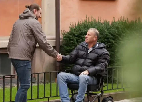 Eloflex R Hopfällbar batteridriven rullstol - eloflex