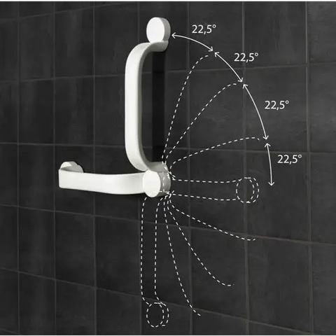 Etac Stödhandtag Flex - 60 cm (2x30 cm) med skruvfäste