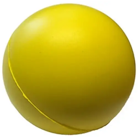 Knådboll Rugby/runda - Rund gul extra soft