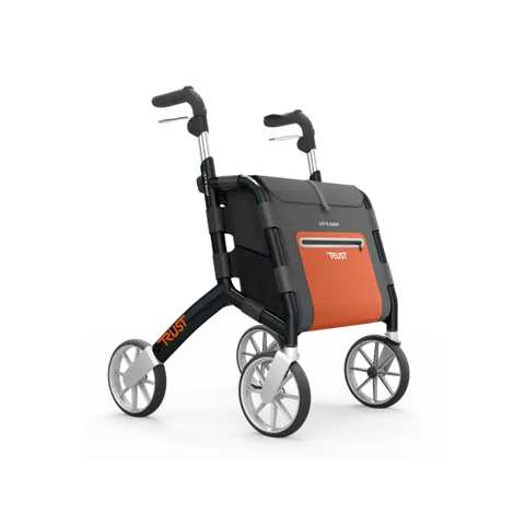 Rollator Let´s Shop Trust Care - Svart - Rollatorer