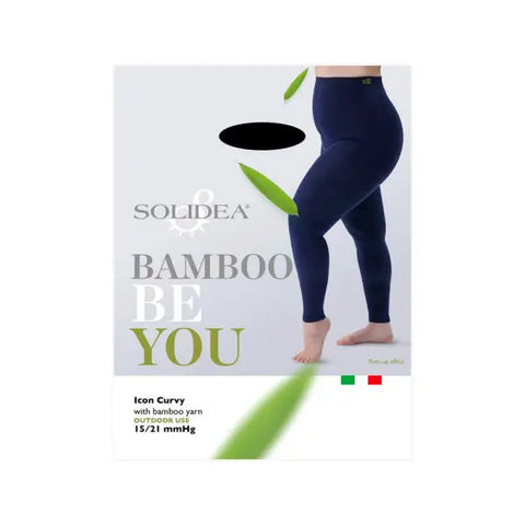 Solidea Be You Icon Curvy Leggings Bamboo - Svart / 1S-XL