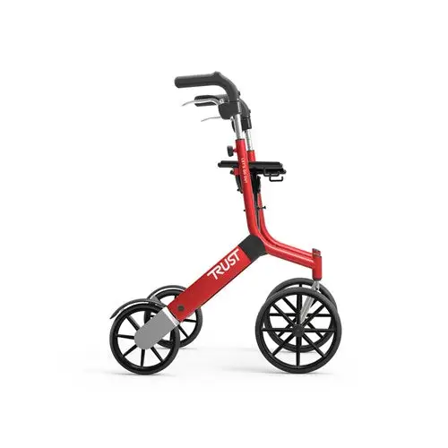 Rollator Let’s Go Out - Röd - Rollatorer - Trygga